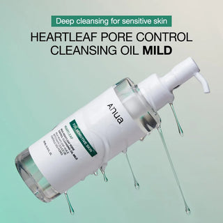 anua heartleaf pore control cleansing oil mild