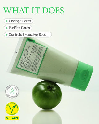 fully green tomato clay pack cleanser