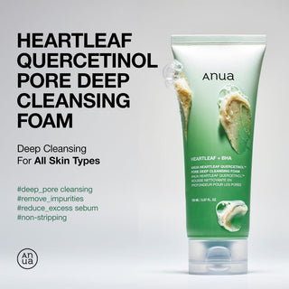 anua heartleaf quercetinol cleanser